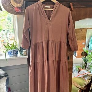 Best Tailor Linen Tiered Maxi